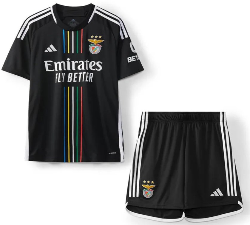 Kit infantil II Benfica 2023 2024 Adidas oficial